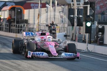 World © Octane Photographic Ltd. Formula 1 – F1 Pre-season Test 1 - Day 2. BWT Racing Point F1 Team RP20 - Sergio Perez. Circuit de Barcelona-Catalunya, Spain. Thursday 20th February 2020.