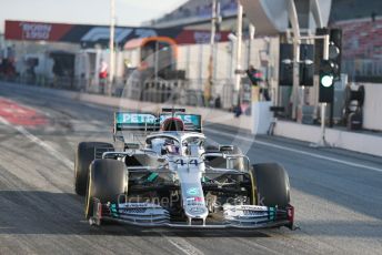 World © Octane Photographic Ltd. Formula 1 – F1 Pre-season Test 1 - Day 2. Mercedes AMG Petronas F1 W11 EQ Performance - Lewis Hamilton. Circuit de Barcelona-Catalunya, Spain. Thursday 20th February 2020.