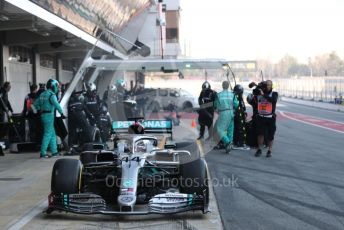 World © Octane Photographic Ltd. Formula 1 – F1 Pre-season Test 1 - Day 2. Mercedes AMG Petronas F1 W11 EQ Performance - Lewis Hamilton. Circuit de Barcelona-Catalunya, Spain. Thursday 20th February 2020.