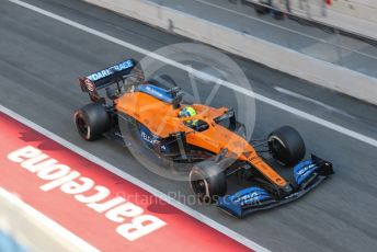 World © Octane Photographic Ltd. Formula 1 – F1 Pre-season Test 1 - Day 2. McLaren MCL35 – Lando Norris. Circuit de Barcelona-Catalunya, Spain. Thursday 20th February 2020.