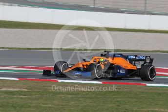 World © Octane Photographic Ltd. Formula 1 – F1 Pre-season Test 1 - Day 2. McLaren MCL35 – Lando Norris. Circuit de Barcelona-Catalunya, Spain. Thursday 20th February 2020.