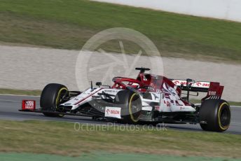 World © Octane Photographic Ltd. Formula 1 – F1 Pre-season Test 1 - Day 2. Alfa Romeo Racing Orlen C39 – Kimi Raikkonen. Circuit de Barcelona-Catalunya, Spain. Thursday 20th February 2020.