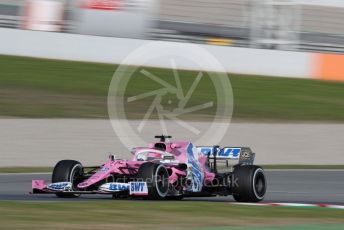 World © Octane Photographic Ltd. Formula 1 – F1 Pre-season Test 1 - Day 2. BWT Racing Point F1 Team RP20 - Sergio Perez. Circuit de Barcelona-Catalunya, Spain. Thursday 20th February 2020.