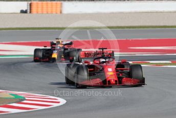 World © Octane Photographic Ltd. Formula 1 – F1 Pre-season Test 1 - Day 2. Scuderia Ferrari SF1000 – Sebastian Vettel. Circuit de Barcelona-Catalunya, Spain. Thursday 20th February 2020.