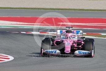 World © Octane Photographic Ltd. Formula 1 – F1 Pre-season Test 1 - Day 2. BWT Racing Point F1 Team RP20 - Sergio Perez. Circuit de Barcelona-Catalunya, Spain. Thursday 20th February 2020.