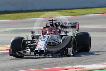 World © Octane Photographic Ltd. Formula 1 – F1 Pre-season Test 1 - Day 2. Alfa Romeo Racing Orlen C39 – Kimi Raikkonen. Circuit de Barcelona-Catalunya, Spain. Thursday 20th February 2020.