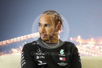 World © Octane Photographic Ltd. Formula 1 – F1 Pre-season Test 1 - Day 2 - Press Conference. Mercedes AMG Petronas F1 W11 EQ Performance - Lewis Hamilton. Circuit de Barcelona-Catalunya, Spain. Thursday 20th February 2020.