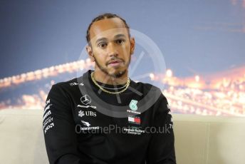 World © Octane Photographic Ltd. Formula 1 – F1 Pre-season Test 1 - Day 2 - Press Conference. Mercedes AMG Petronas F1 W11 EQ Performance - Lewis Hamilton. Circuit de Barcelona-Catalunya, Spain. Thursday 20th February 2020.