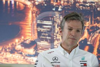 World © Octane Photographic Ltd. Formula 1 – F1 Pre-season Test 1 - Day 2 - Press Conference. James Allison - Technical Director of Mercedes - AMG Petronas Motorsport. Circuit de Barcelona-Catalunya, Spain. Thursday 20th February 2020.