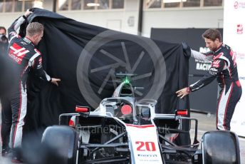 World © Octane Photographic Ltd. Formula 1 – F1 Pre-season Test 1 - Day 1. Haas F1 Team VF20 car launch. Circuit de Barcelona-Catalunya, Spain. Wednesday 19th February 2020.