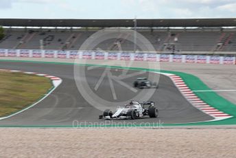 World © Octane Photographic Ltd. Formula 1 – F1 Portuguese GP, Practice 1. Scuderia AlphaTauri Honda AT01 – Daniil Kvyat and Mercedes AMG Petronas F1 W11 EQ Performance - Valtteri Bottas. Autodromo do Algarve, Portimao, Portugal. Friday 23rd October 2020.