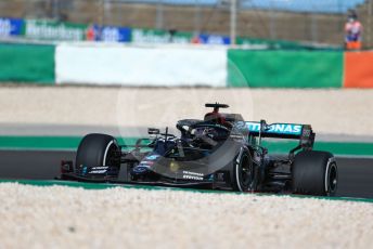 World © Octane Photographic Ltd. Formula 1 – F1 Portuguese GP, Practice 1. Mercedes AMG Petronas F1 W11 EQ Performance - Valtteri Bottas. Autodromo do Algarve, Portimao, Portugal. Friday 23rd October 2020.