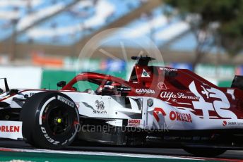 World © Octane Photographic Ltd. Formula 1 – F1 Portuguese GP, Practice 1. Alfa Romeo Racing Orlen C39 – Kimi Raikkonen. Autodromo do Algarve, Portimao, Portugal. Friday 23rd October 2020.