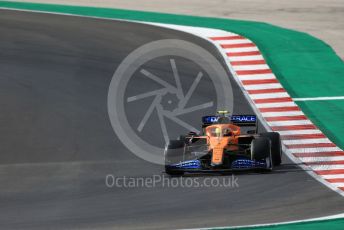 World © Octane Photographic Ltd. Formula 1 – F1 Portuguese GP, Practice 1. McLaren MCL35 – Lando Norris. Autodromo do Algarve, Portimao, Portugal. Friday 23rd October 2020.