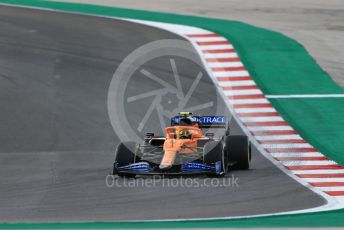 World © Octane Photographic Ltd. Formula 1 – F1 Portuguese GP, Practice 1. McLaren MCL35 – Lando Norris. Autodromo do Algarve, Portimao, Portugal. Friday 23rd October 2020.