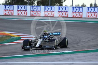 World © Octane Photographic Ltd. Formula 1 – F1 Portuguese GP, Practice 1. Mercedes AMG Petronas F1 W11 EQ Performance - Valtteri Bottas. Autodromo do Algarve, Portimao, Portugal. Friday 23rd October 2020.