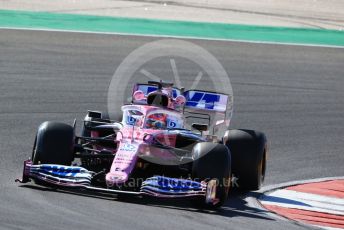 World © Octane Photographic Ltd. Formula 1 – F1 Portuguese GP, Practice 2. BWT Racing Point F1 Team RP20 - Sergio Perez. Autodromo do Algarve, Portimao, Portugal. Friday 23rd October 2020.