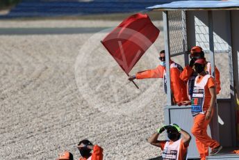 World © Octane Photographic Ltd. Formula 1 – F1 Portuguese GP, Practice 2. Red Fl;ag for the Scuderia AlphaTauri Honda AT01 of Pierre Gasly. Autodromo do Algarve, Portimao, Portugal. Friday 23rd October 2020.