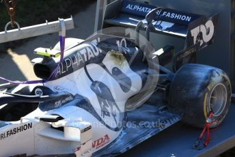 World © Octane Photographic Ltd. Formula 1 – F1 Portuguese GP, Practice 2. Scuderia AlphaTauri Honda AT01 – Pierre Gasly. Autodromo do Algarve, Portimao, Portugal. Friday 23rd October 2020.
