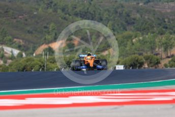 World © Octane Photographic Ltd. Formula 1 – F1 Portuguese GP, Practice 3. McLaren MCL35 – Lando Norris. Autodromo do Algarve, Portimao, Portugal. Saturday 24th October 2020.
