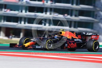 World © Octane Photographic Ltd. Formula 1 – F1 Portuguese GP, Practice 3. Aston Martin Red Bull Racing RB16 – Alexander Albon. Autodromo do Algarve, Portimao, Portugal. Saturday 24th October 2020.