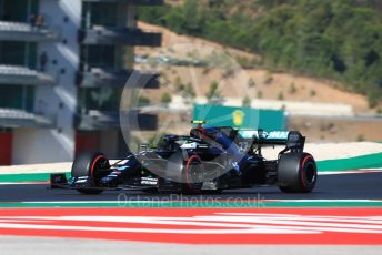 World © Octane Photographic Ltd. Formula 1 – F1 Portuguese GP, Practice 3. Mercedes AMG Petronas F1 W11 EQ Performance - Valtteri Bottas. Autodromo do Algarve, Portimao, Portugal. Saturday 24th October 2020.