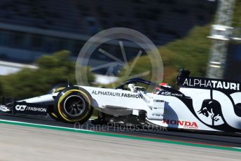 World © Octane Photographic Ltd. Formula 1 – F1 Portuguese GP, Practice 3. Scuderia AlphaTauri Honda AT01 – Daniil Kvyat. Autodromo do Algarve, Portimao, Portugal. Saturday 24th October 2020.