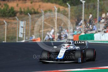 World © Octane Photographic Ltd. Formula 1 – F1 Portuguese GP, Practice 3. Williams Racing FW 43 – George Russell. Autodromo do Algarve, Portimao, Portugal. Saturday 24th October 2020.