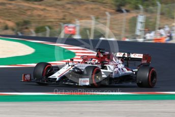 World © Octane Photographic Ltd. Formula 1 – F1 Portuguese GP, Practice 3. Alfa Romeo Racing Orlen C39 – Kimi Raikkonen. Autodromo do Algarve, Portimao, Portugal. Saturday 24th October 2020.