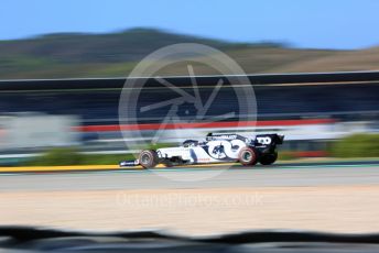 World © Octane Photographic Ltd. Formula 1 – F1 Portuguese GP, Practice 3. Scuderia AlphaTauri Honda AT01 – Pierre Gasly. Autodromo do Algarve, Portimao, Portugal. Saturday 24th October 2020.