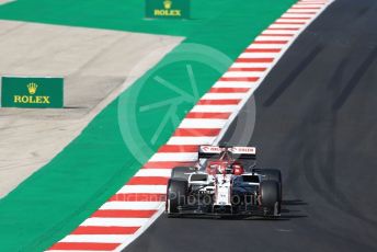 World © Octane Photographic Ltd. Formula 1 – F1 Portuguese GP, Qualifying. Alfa Romeo Racing Orlen C39 – Kimi Raikkonen. Autodromo do Algarve, Portimao, Portugal. Saturday 24th October 2020.