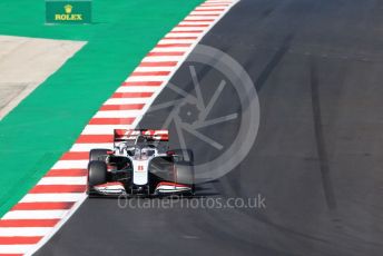 World © Octane Photographic Ltd. Formula 1 – F1 Portuguese GP, Qualifying. Haas F1 Team VF20 – Romain Grosjean. Autodromo do Algarve, Portimao, Portugal. Saturday 24th October 2020.