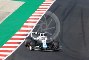 World © Octane Photographic Ltd. Formula 1 – F1 Portuguese GP, Qualifying. Williams Racing FW 43 – George Russell. Autodromo do Algarve, Portimao, Portugal. Saturday 24th October 2020.