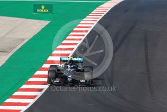 World © Octane Photographic Ltd. Formula 1 – F1 Portuguese GP, Qualifying. Mercedes AMG Petronas F1 W11 EQ Performance - Valtteri Bottas. Autodromo do Algarve, Portimao, Portugal. Saturday 24th October 2020.