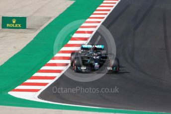 World © Octane Photographic Ltd. Formula 1 – F1 Portuguese GP, Qualifying. Mercedes AMG Petronas F1 W11 EQ Performance - Lewis Hamilton. Autodromo do Algarve, Portimao, Portugal. Saturday 24th October 2020.