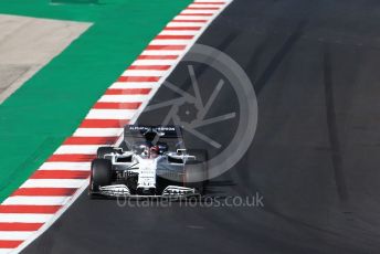 World © Octane Photographic Ltd. Formula 1 – F1 Portuguese GP, Qualifying. Scuderia AlphaTauri Honda AT01 – Daniil Kvyat. Autodromo do Algarve, Portimao, Portugal. Saturday 24th October 2020.