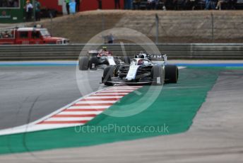 World © Octane Photographic Ltd. Formula 1 – F1 Portuguese GP, Race. Williams Racing FW 43 – George Russell and Alfa Romeo Racing Orlen C39 – Antonio Giovinazzi. Autodromo do Algarve, Portimao, Portugal. Sunday 25th October 2020.