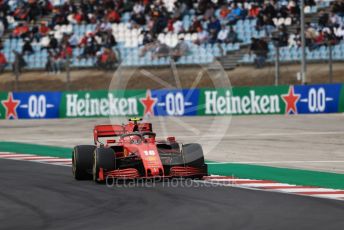 World © Octane Photographic Ltd. Formula 1 – F1 Portuguese GP, Race. Scuderia Ferrari SF1000 – Charles Leclerc. Autodromo do Algarve, Portimao, Portugal. Sunday 25th October 2020.