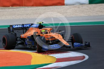 World © Octane Photographic Ltd. Formula 1 – F1 Portuguese GP, Race. McLaren MCL35 – Lando Norris. Autodromo do Algarve, Portimao, Portugal. Sunday 25th October 2020.