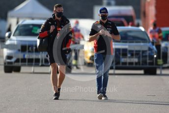 World © Octane Photographic Ltd. Formula 1 – F1 Portuguese GP, Paddock. Aston Martin Red Bull Racing RB16 – Max Verstappen. Autodromo do Algarve, Portimao, Portugal. Friday 23rd October 2020.