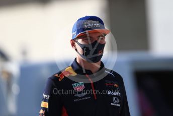 World © Octane Photographic Ltd. Formula 1 – F1 Portuguese GP, Paddock. Aston Martin Red Bull Racing RB16 – Max Verstappen. Autodromo do Algarve, Portimao, Portugal. Friday 23rd October 2020.