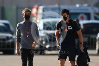 World © Octane Photographic Ltd. Formula 1 – F1 Portuguese GP, Paddock. Scuderia AlphaTauri Honda AT01 – Pierre Gasly. Autodromo do Algarve, Portimao, Portugal. Friday 23rd October 2020.