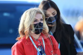 World © Octane Photographic Ltd. Formula 1 – F1 Portuguese GP, Paddock. Williams Racing – Nicholas Latifi's mother Marilena Michael Latifi. Autodromo do Algarve, Portimao, Portugal. Friday 23rd October 2020.