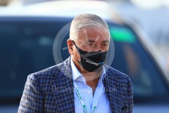 World © Octane Photographic Ltd. Formula 1 – F1 Portuguese GP, Paddock. Williams Racing – Nicholas Latifi's father Michael Latifi. Autodromo do Algarve, Portimao, Portugal. Friday 23rd October 2020.