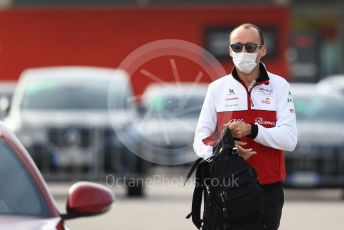 World © Octane Photographic Ltd. Formula 1 – F1 Portuguese GP, Paddock. Alfa Romeo Racing Orlen C39 Reserve Driver – Robert Kubica. Autodromo do Algarve, Portimao, Portugal. Friday 23rd October 2020.