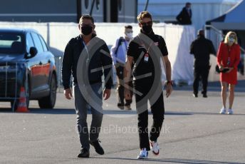 World © Octane Photographic Ltd. Formula 1 – F1 Portuguese GP, Paddock. Haas F1 Team VF20 – Romain Grosjean. Autodromo do Algarve, Portimao, Portugal. Saturday 24th October 2020.