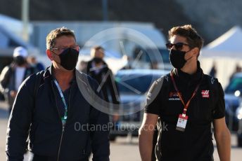 World © Octane Photographic Ltd. Formula 1 – F1 Portuguese GP, Paddock. Haas F1 Team VF20 – Romain Grosjean. Autodromo do Algarve, Portimao, Portugal. Saturday 24th October 2020.
