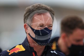 World © Octane Photographic Ltd. Formula 1 – F1 Portuguese GP. Christian Horner - Team Principal of Red Bull Racing. Autodromo do Algarve, Portimao, Portugal. Sunday 25th October 2020.