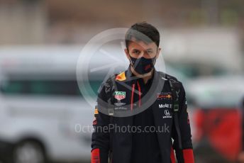 World © Octane Photographic Ltd. Formula 1 – F1 Portuguese GP, Paddock. Aston Martin Red Bull Racing RB16 – Alexander Albon. Autodromo do Algarve, Portimao, Portugal. Sunday 25th October 2020.