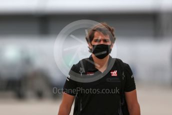 World © Octane Photographic Ltd. Formula 1 – F1 Portuguese GP, Paddock. Haas F1 Team VF20 Reserve Driver – Pietro Fittipaldi. Autodromo do Algarve, Portimao, Portugal. Sunday 25th October 2020.